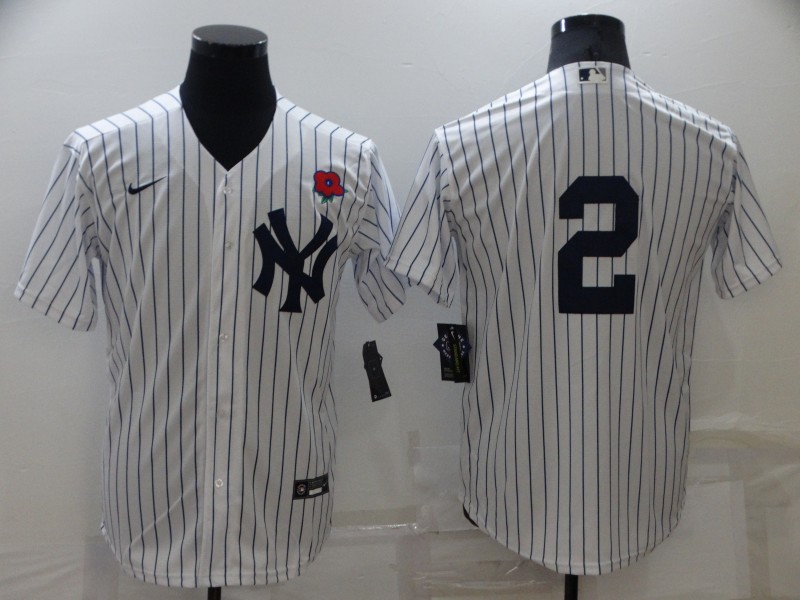 Men's New York Yankees #2 Derek Jeter White Cool Base Stitched Baseball Jersey Men's New York Yankees #2 Derek Jeter White Cool Base Stitched Baseball Jersey